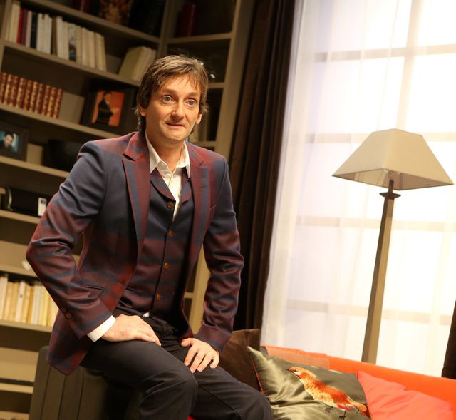 Pierre Palmade répète "Le Fils du Comique" à Romans, 20 septembre 2013