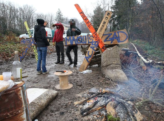 Les zadistes de Roybon, opposés aux Center Parcs
