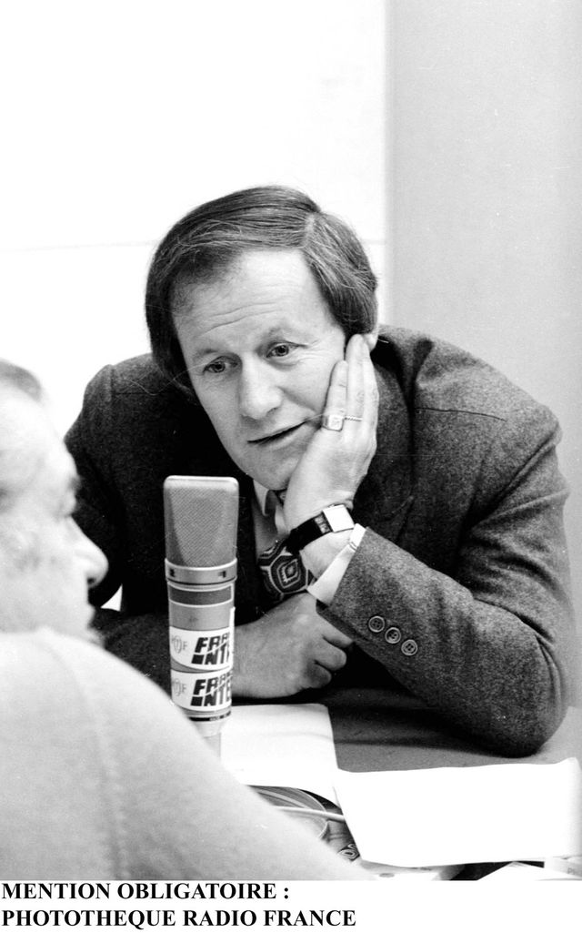 Jacques Chancel lors d'une de ses "Radioscopies"
