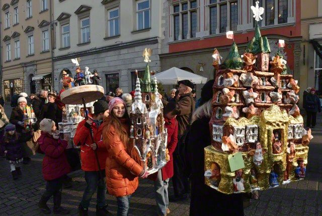 Crèche de Noël à Cracovie