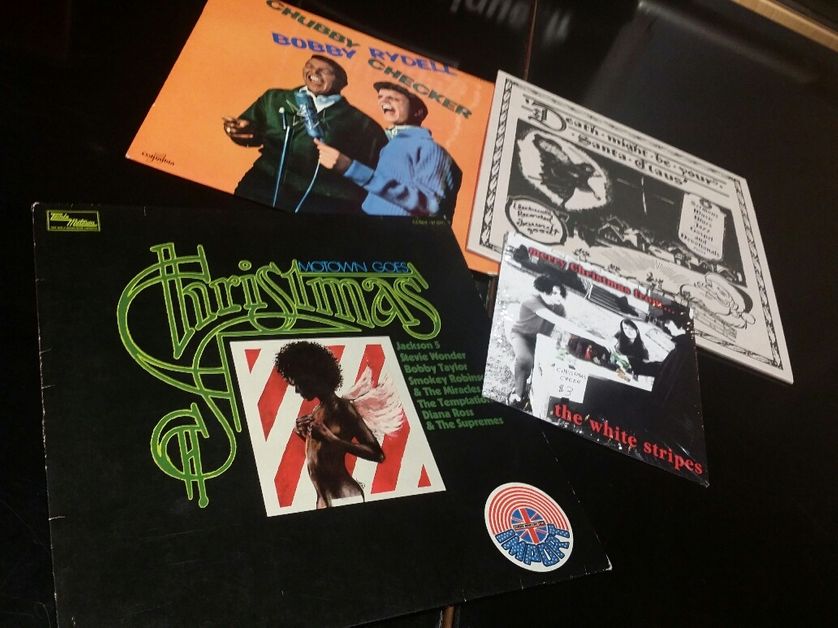 Vinyles, chansons de Noël