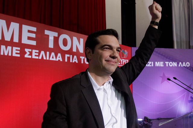 Alexis Tsipras, le leader du parti anti-austérité grec Syriza.