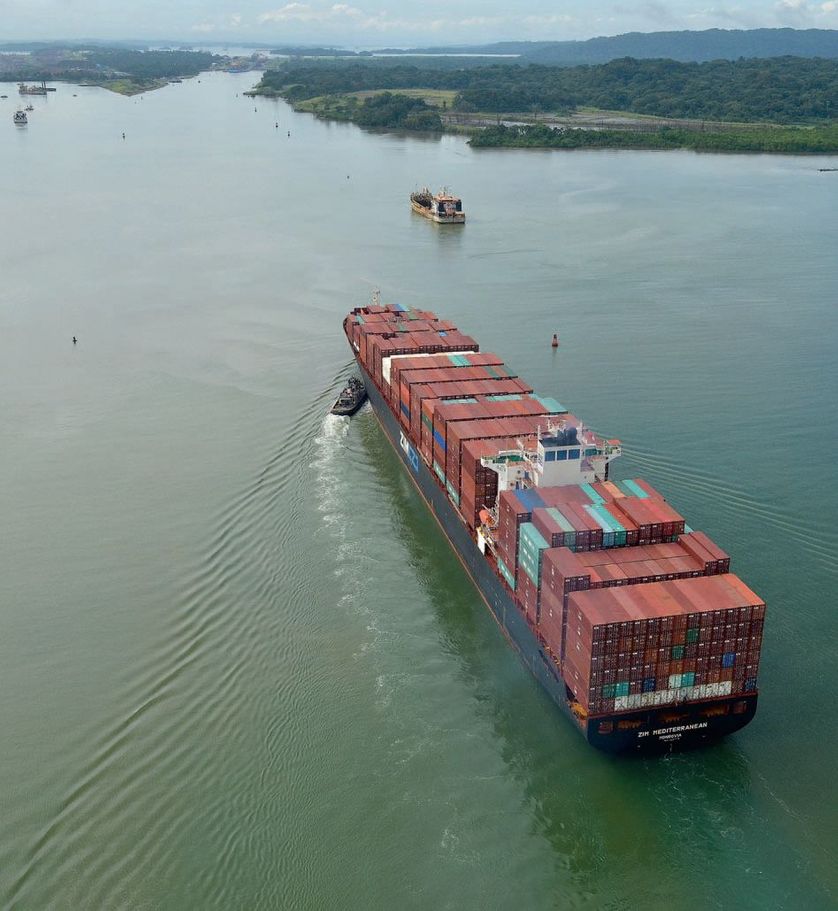 "Entrée" du canal de Panama, août 2014