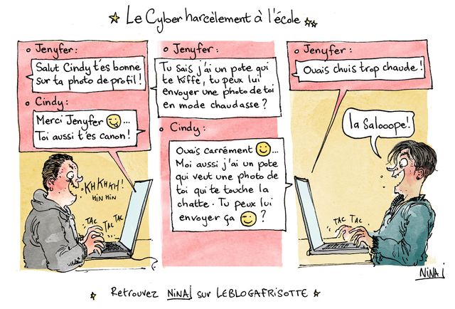 l'oeil de nina cyber harcèlement