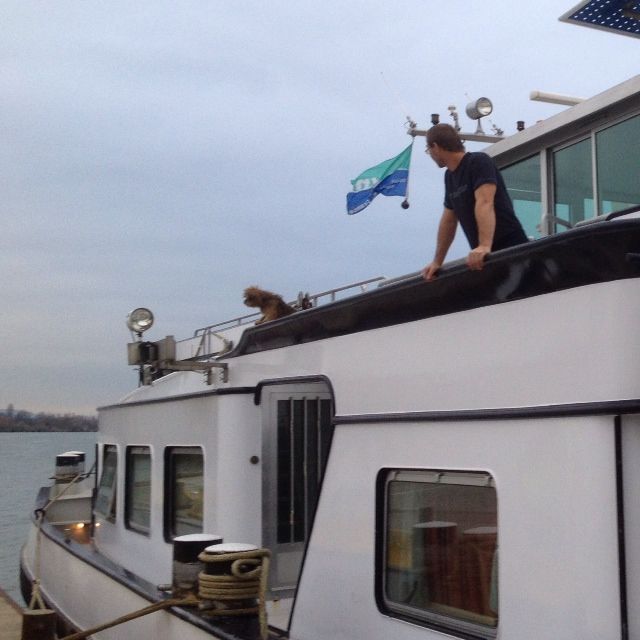 Marcel et son bateau, le Poseidon