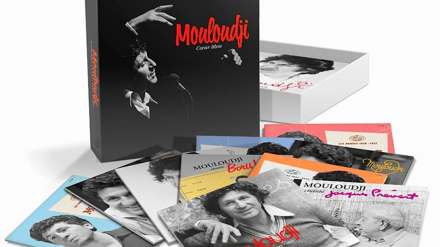 « Coeur libre » coffret de 300 titres de Mouloudji sur 13 CD - label Universal
