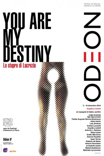 You Are My Destiny (Lo stupro di Lucrezia) d'Angelica Liddell au Théâtre de l'Odéon