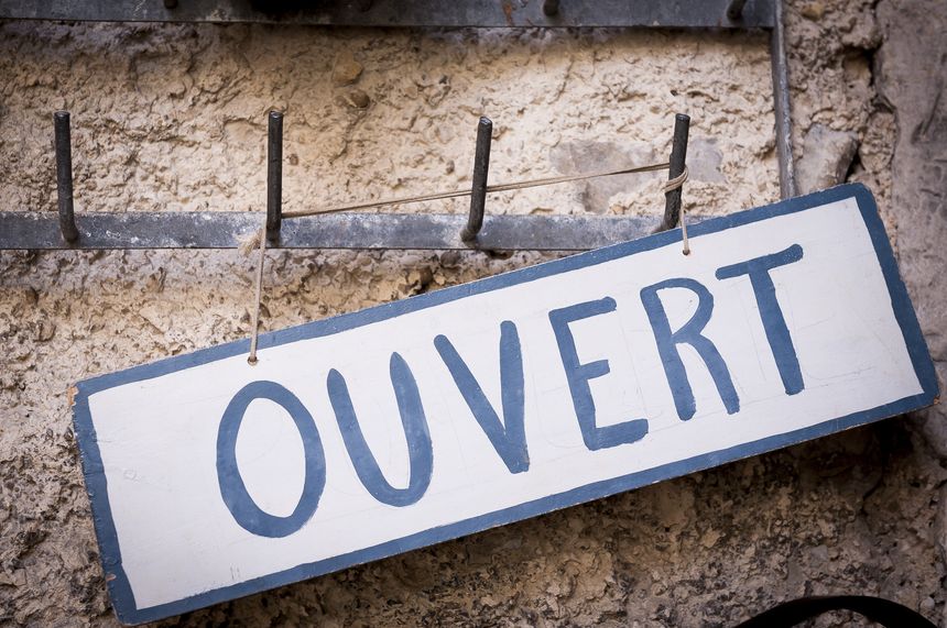 Open ouvert