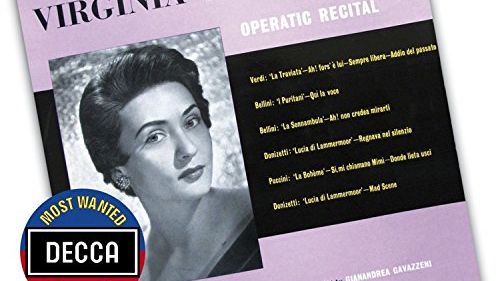 Réédition chez Decca (et en un seul CD) des deux récitals enregistrés à la fin des années 1950 par Virginia Zeani...
