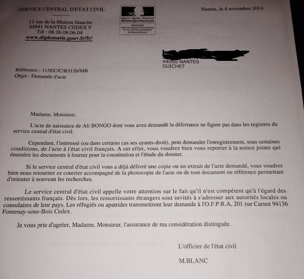 Service central d'état civil de Nantes