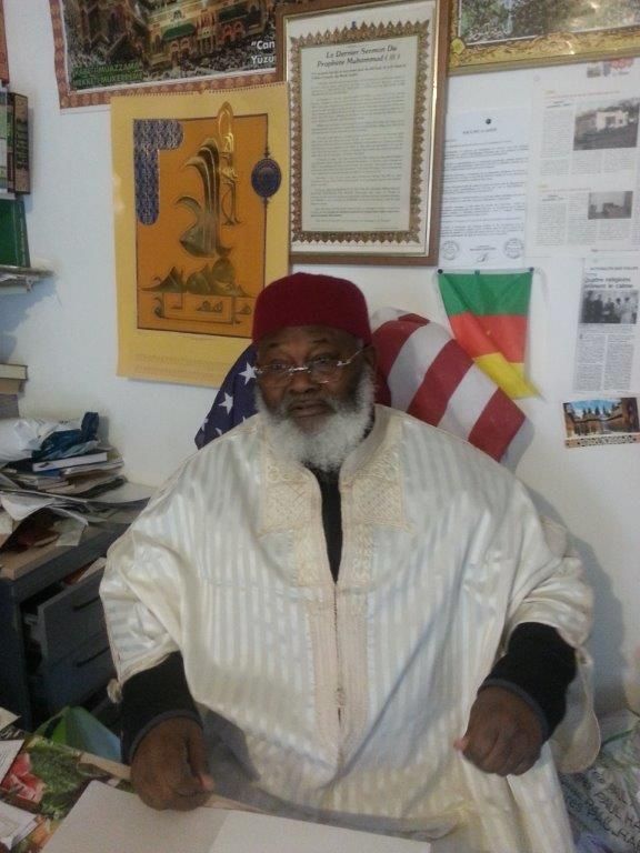 L'imam de Taverny, Mamadou Nsangou, aumônier musulman des prisons d'Osny et Poissy.