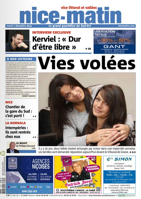 La nouvelle Une