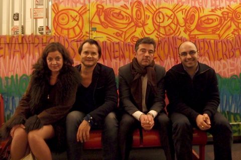 Elisabeth Levy, Nicolas Truong, Arnaud Ardoin et Mehran Tamadon