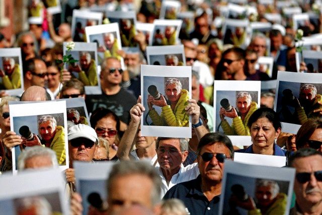 Hommage à Hervé Gourdel à Nice en octobre 2014