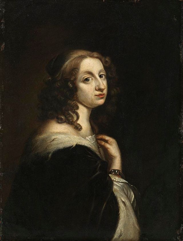 Portrait de la reine Christine de Suède attribué à David Beck - vers 1647-51
