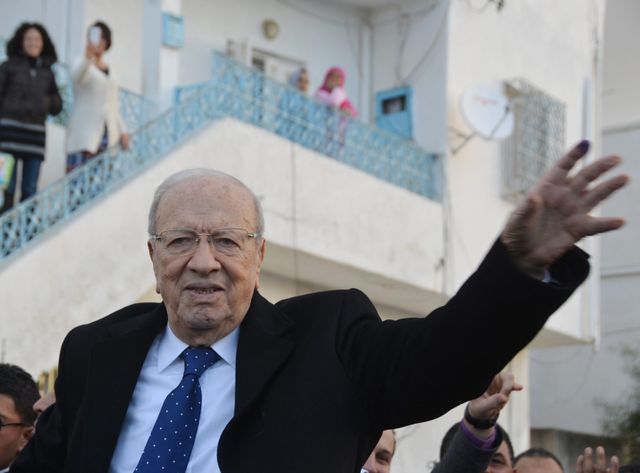 Béji Caïd Essebsi ce dimanche à Tunis.