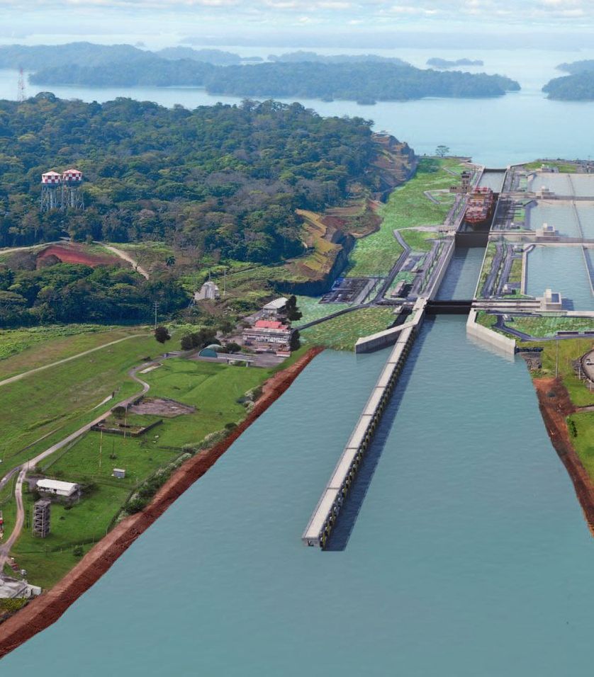 Canal de Panama, août 2014.