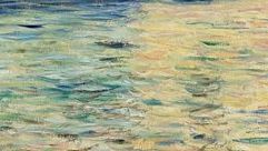 Claude Monet, Etretat, soleil couchant (détail)