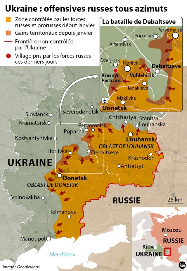 Les combats s'intensifient dans l'est de l'Ukraine