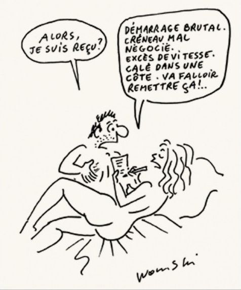 Wolinski, dessin de presse