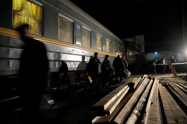 Arrêt de nuit à Novosibirsk dans le Transsibérien