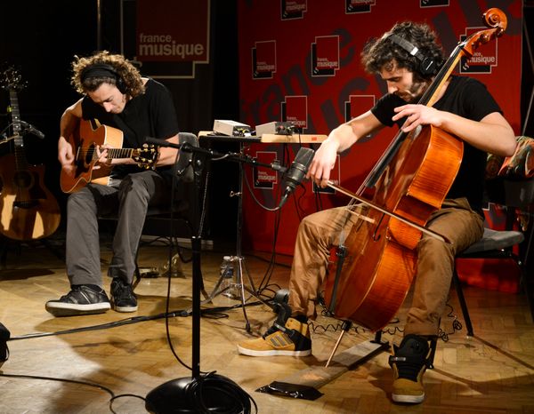 Lillabox (Mathieu Deranlot, violoncelle, et Alexandre Hetzel, guitare) / (© Victorine de Oliveira / France Musique)