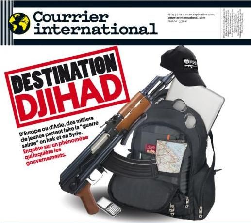 Destination Djihad, Courrier International, n° 1244 du 4 sept. 2014