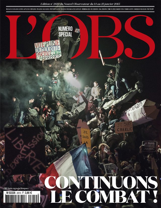Une de l'Obs du 14 janvier 2014