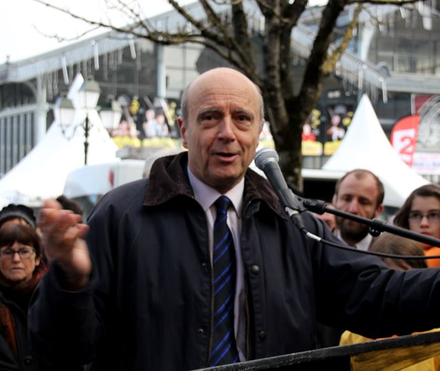 Alain Juppé à l'inauguration de la la Place Charlie pour la liberté d'expression