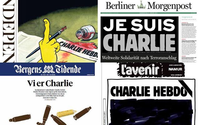 Les Unes papiers de la presse internationale