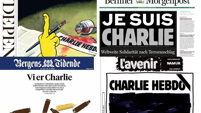 Les Unes papiers de la presse internationale