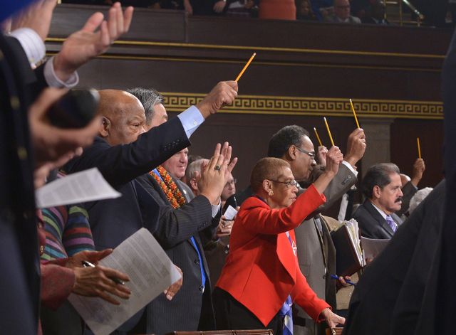 Les députés américains ont rendu hommage aux morts de Charlie Hebdo