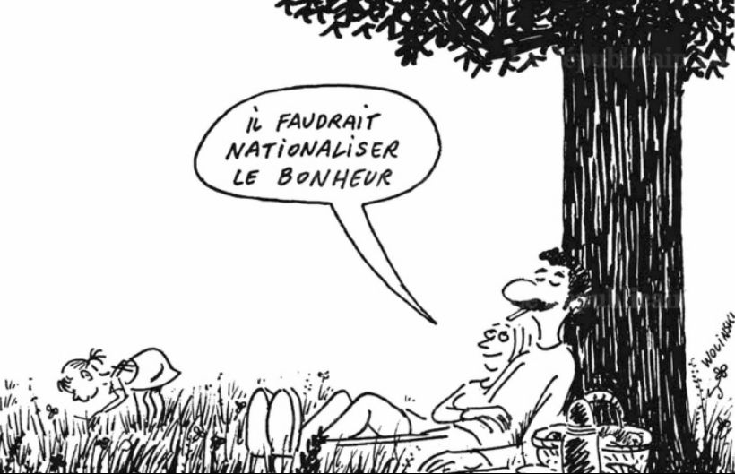 Wolinski, dessin de presse