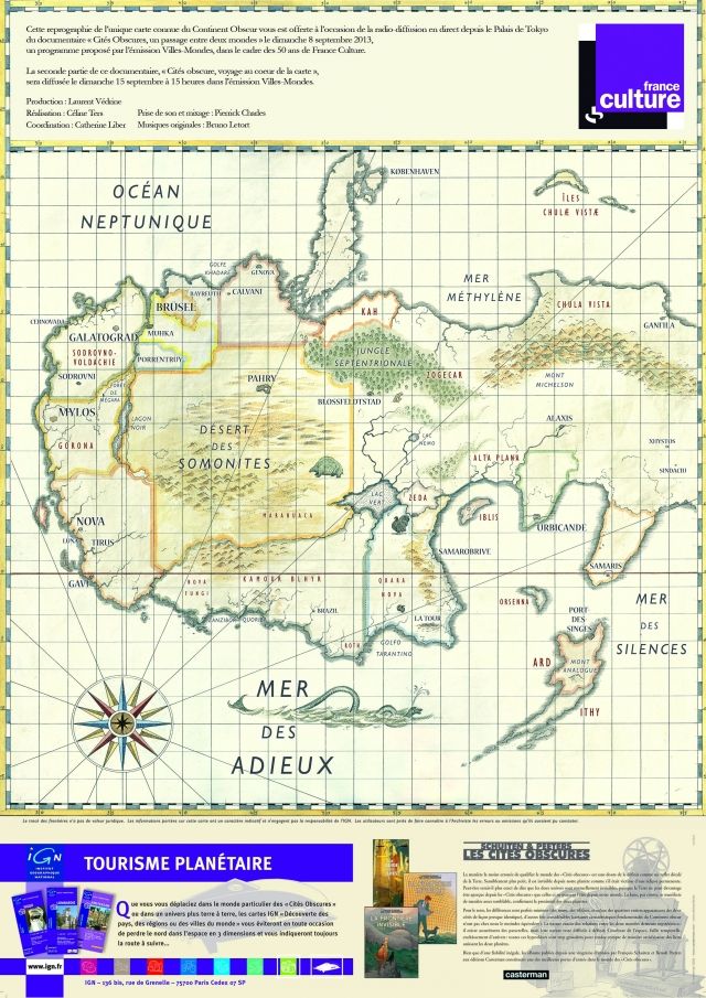 Carte des Cités Obscures