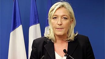 Marine le Pen, le 7 janvier 2015
