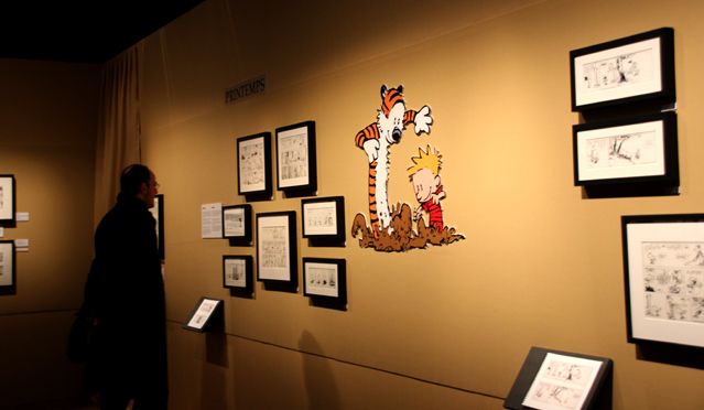 Dans l'exposition A la recherche de Calvin and Hobbes FIBD 2015 - 3
