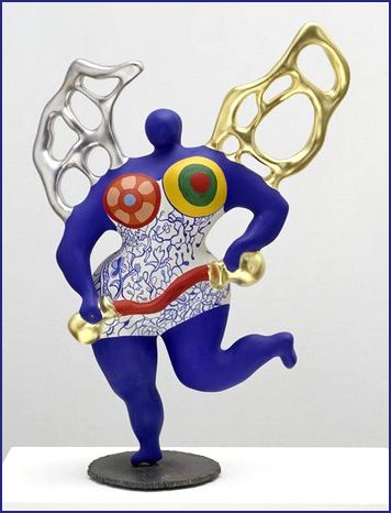 La tempérance, esquisse sculptée pour le Jardin des tarots. Par Niki de Saint Phalle. 1985