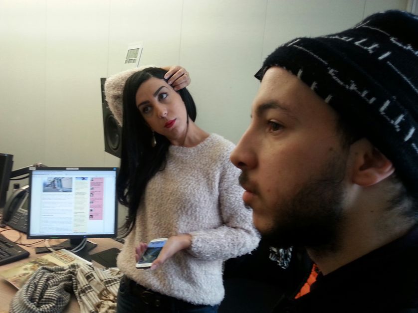 Faïza Guène et Mehdi