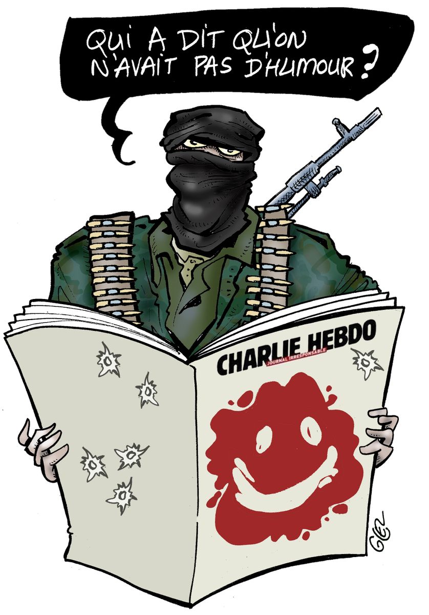 Dessin de Damien Glez, dessinateur franco-burkinabé