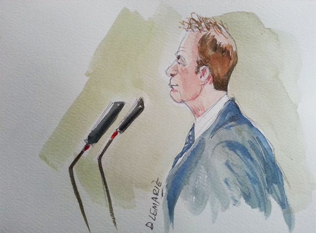 François-Marie Banier, pendant le procès Bettencourt