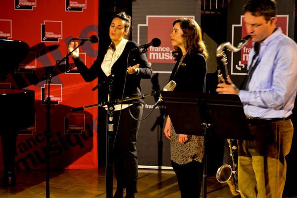 Marion Rampal, Noëmi Waysfeld et Thomas Savy (© France Musique)