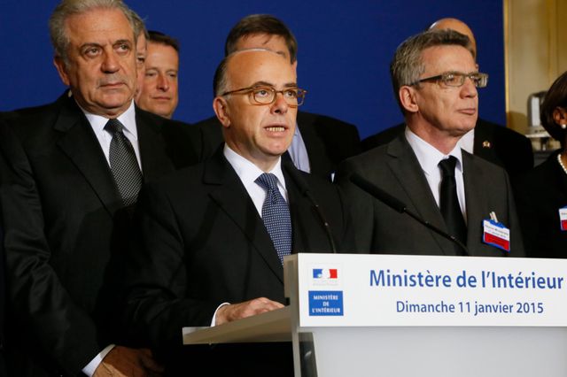 Conseil interministeriel de crise apres les attentas terroriste place Beauvau