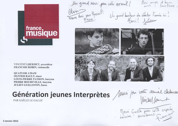 Livre d'or de Génération jeunes interprètes du 03 janvier 2015_603