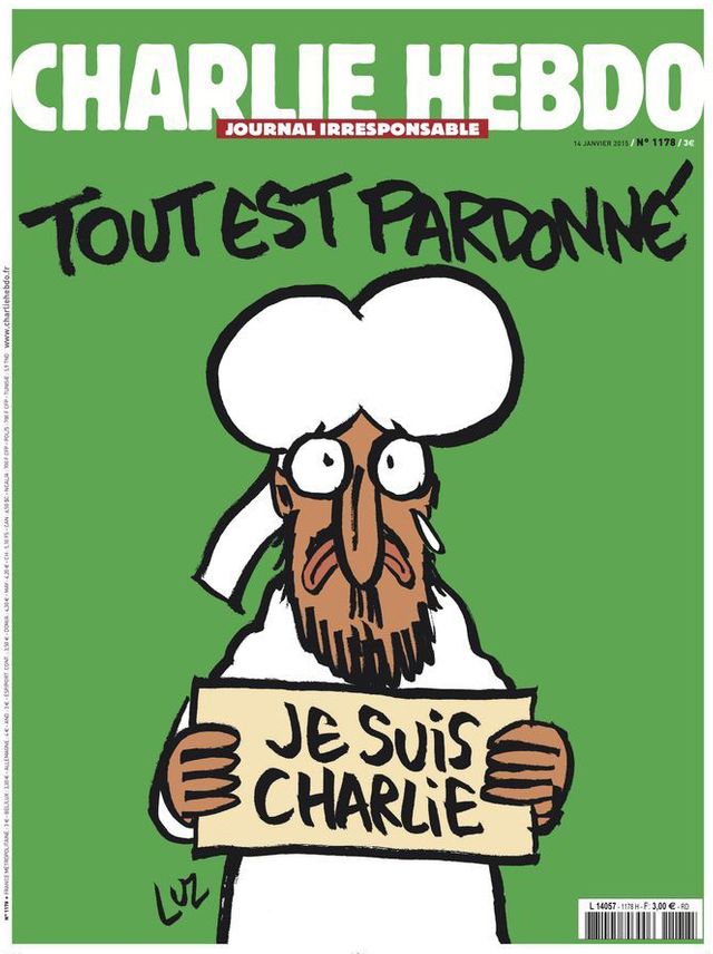 Une de Charlie Hebdo, édition du 14 janvier 2015