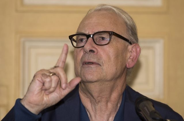 Patrick Modiano, prix Nobel de Littérature, en octobre 2014