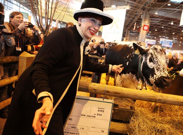 Geneviève de Fontenay au salon de l'agriculture