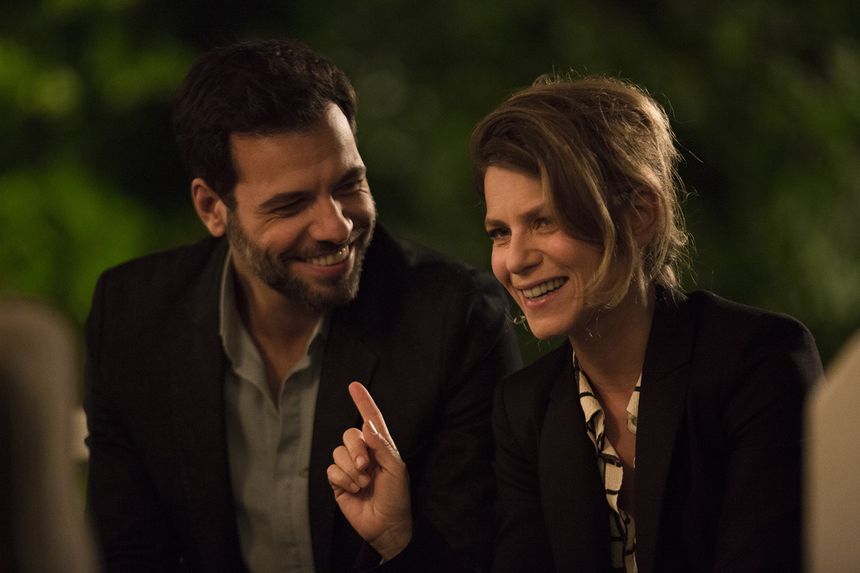 Laurent Lafitte, Marina Foïs, dans le film "Papa ou maman"