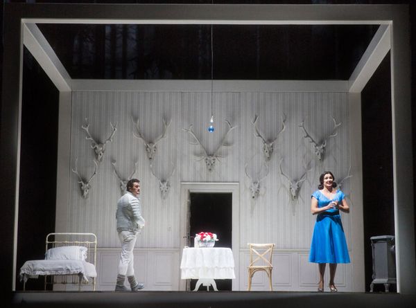 Piotr Beczala (le Comte Tristan Vaudémont) et Anna Netrebko (Iolanta)