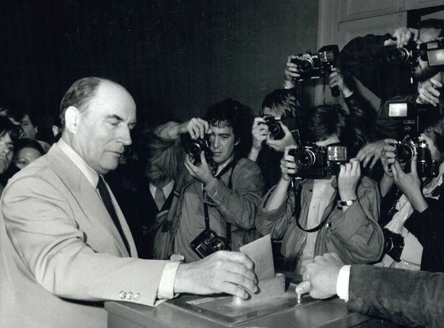 François Mitterrand le 11 mai 1981