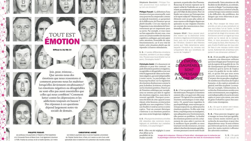 Tout est émotion, pages 80 à 097 "Quel avenir pour notre cerveau"